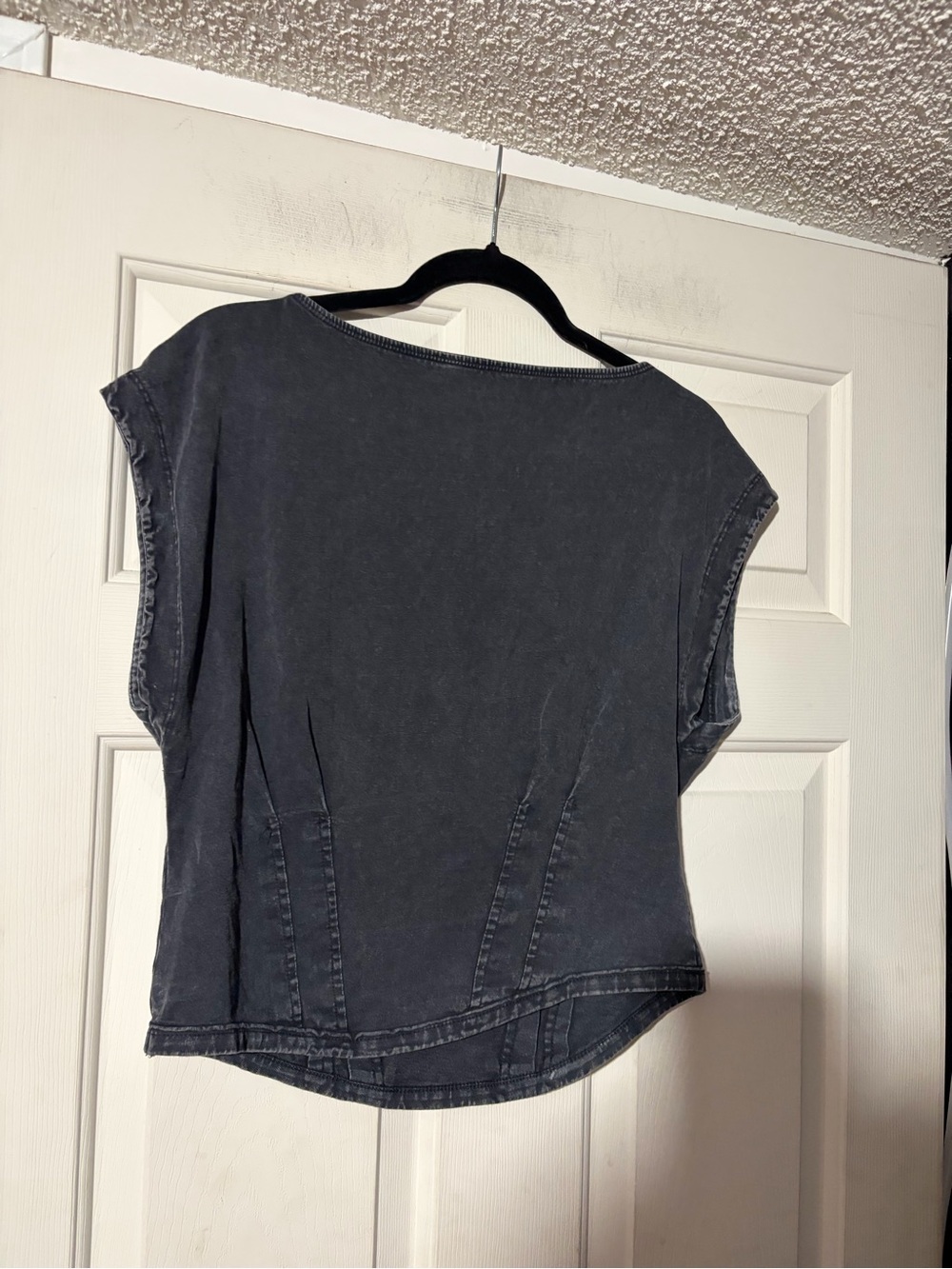 Pilcro Corset Seamed Tee - Picture 2 of 6